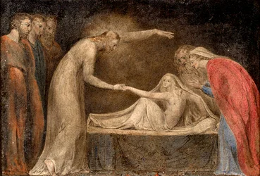 Christus erweckt die Tochter des Jairus
